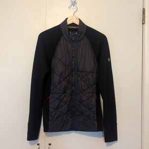Smartwool, long sleeve, zip up, men's size small, lightweight outer shell